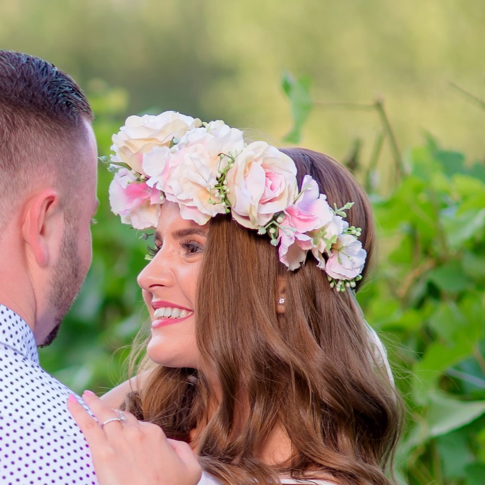 Faux Flower Crown